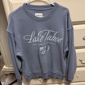 Abercrombie & Fitch Lake Tahoe Blue Women's Sweater